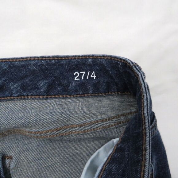 A.N.A. Cotton Blend Stretch Distressed Denim Skinny Jeans Size 27/4 Medium Wash - Picture 13 of 14